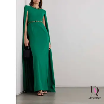 Aushine שמלה באורך קרסול יוקרה יום הולדת שמלת ערב ללא שרוולים קיץ אלגנטי מסיבת חתונה שמלות עבור נשים ערביות 2024