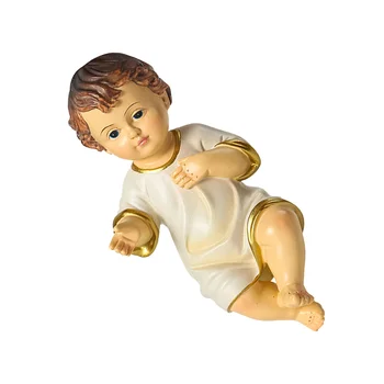 דתי התינוק קישוט הקדוש התינוק מיני בובות שרף קישוט חיצוני עיצוב שולחן קישוטים כנסיית ישו פסל צלמית