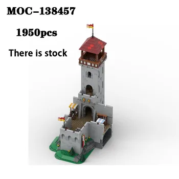 חדש MOC-138457 קלאסי יום השנה ה -90 אריה אביר הטירה 1950PCS מתאים 10305 סטים של שיפור בניין צעצוע מתנות