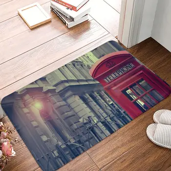טלפון תיבת וינטג ' בלונדון הטלפון מחצלת השינה המודרני שטיח הכניסה הביתה מרפסת אנטי להחליק הרצפה שטיח מחצלת דלת האמבטיה שטיח